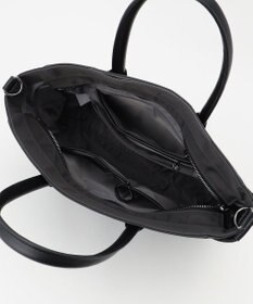 Y'SACCS ナイロン×リサイクルレザー　ホック2WAYトート　Sサイズ