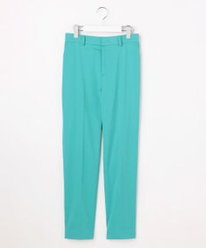 自由区 コットンサテンテーパード パンツ