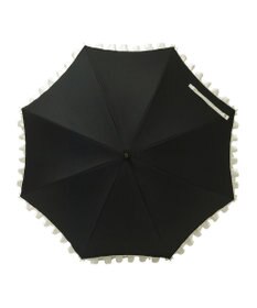 MOONBAT 【一級遮光/晴雨兼用】LANVIN en Bleu (ランバン オン ブルー) 長傘 日傘 シャイニーフリル 遮光 遮熱 UV