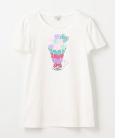 ANY KIDS 【温度で色が変わる】接触冷感 しろくま ミラクルプリント Tシャツ