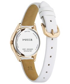 CITIZEN 【電池交換不要 ソーラーテックウオッチ】wicca「ACTIVE LINE」KH3-762-10 ウォームゴールド ホワイト