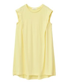 Green Parks 配色ステッチノースリーブチュニック