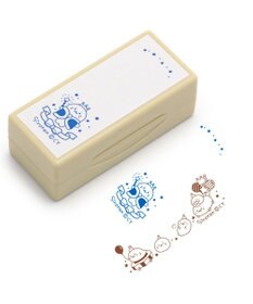 Mother garden しろたん 両面 付箋 スタンプ 《25周年にっこりパレード柄》 単品