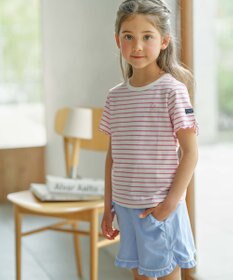 組曲 KIDS 【110-140㎝】半袖ボーダー Tシャツ