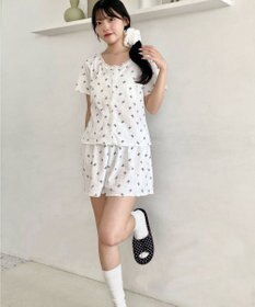 WEGO 総柄セットアップルームウェア