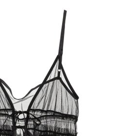 AMERICAN HOLIC ティアードチュールワンピース