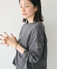 CRAFT STANDARD BOUTIQUE ワンポイント刺繍長袖チュニック