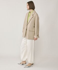 GRACE CONTINENTAL ヘリンボーンツイードジャケット