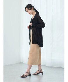 earth music&ecology 接触冷感Ｖネックカーディガン