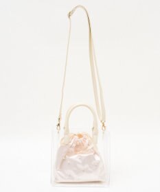 WEGO 巾着付きクリアショルダー