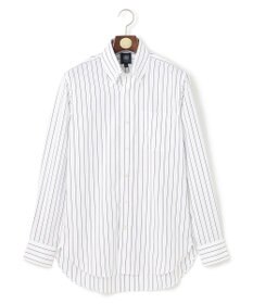 J.PRESS MEN 【PREMIUM PLEATS / 形態安定】スーピマコットンホールドストライプ シャツ/B.D.