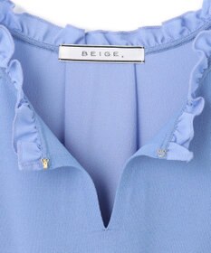 BEIGE， CLARISSE / タイニーフリルニット