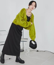 WEGO ファータッチニットショートカーデ