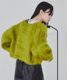 WEGO ファータッチニットショートカーデ