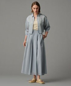 uncrave 【撥水・洗濯機洗い可】シアープルーフナイロン フレアスカート（uncrave STANDARD）