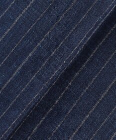 JOSEPH ABBOUD 【清涼/軽量/ストレッチ】ミックスリネンストライプ イージーパンツ