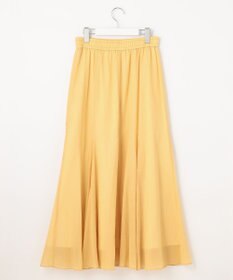 UNFILO 【イージーケア】コットンシフォンスカート