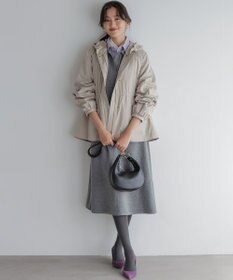 組曲 【加藤ローサさん着用】スキッパーニット ワンピース