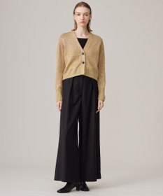 ICB L 【洗える】リヨセルカシミヤスムース ボートネックカットソー