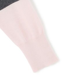 23区 S 【洗える】ウーステッドウール カラーブロック ニット