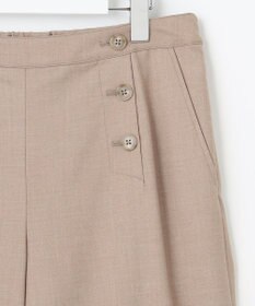 J.PRESS LADIES L 【洗える】T/Rウォッシャブルギャバ マリン パンツ