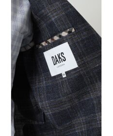 DAKS リネンコットンチェックジャケット