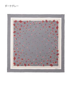 MOONBAT FURLA(フルラ)シルクツイル 水彩フラワー スカーフ 88cm×88cm