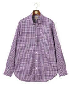 J.PRESS MEN 【KING SIZE】ギンガムチェック コットンネルジャージシャツ
