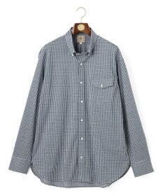 J.PRESS MEN 【KING SIZE】ギンガムチェック コットンネルジャージシャツ