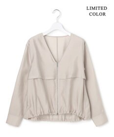 ICB 【先行予約・WEB限定カラーあり】 リヨセルナイロンワッシャー Vネックブルゾン