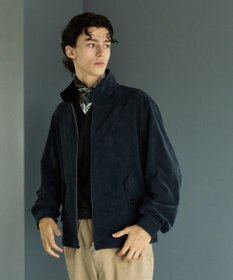 J.PRESS MEN 【スウェードのような上質感】フェイクスウェード ドライビング ブルゾン ネイビー系