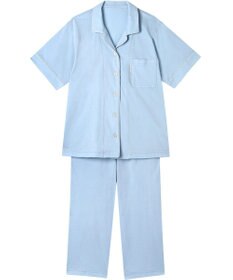 ワコール／睡眠科学 パジャマ 5分袖 半袖 8分丈 綿100%(本体) 天竺素材 レディース YDT150 睡眠科学／ワコール