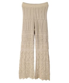 AMERICAN HOLIC 透かし編みニットパンツ