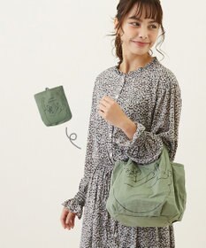 ROOTOTE 2673【ミニサイズ エコバッグ：ネコ柄】/ NA.ルーショッパーミニ.マルシェ-B