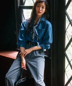 23区 L 【CLASSY.11月号掲載/洗える】ドライ2WAYストレッチ ワイドパンツ