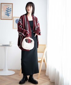 WEGO ルーズフィット総柄カーディガン