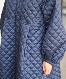 #Newans 【セレモニーにも】〈亀恭子さんコラボ〉キルティングロングコート