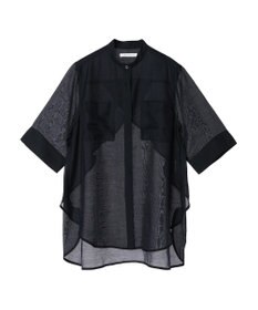 AMERICAN HOLIC シアーバックフレアＷポケットシャツチュニック