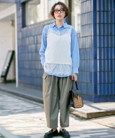 ANY 撥水ナイロンカーゴパンツ カーキ