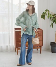 WEGO 【ANGIE VINTAGE】シアーシャツ