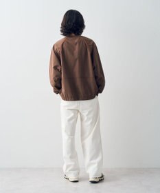 CRAFT STANDARD BOUTIQUE 【ユニセックス】ホワイトデニム2タックワイドテーパードパンツ