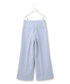 ICB 【洗える】トリプルクロスツイル ワイドパンツ