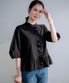 組曲 S 【先行予約・WEB限定】ツイルジャージーフリル カットソー