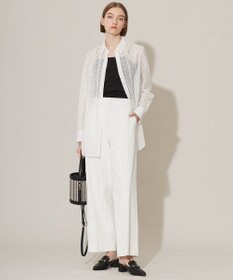 ICB L 【UVカット・吸水速乾・接触冷感・洗える】シェルタリングドライオックス ワイドパンツ