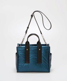 TOPKAPI 【TREASURE TOPKAPI】メタリック パデット ショルダー付 トートバッグ