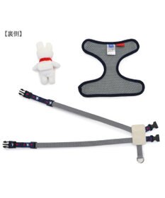 PET PARADISE リサとガスパール マスコット付きハーネス 《ハート柄》 ３Ｓ