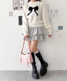 WEGO チャーム付きハトメベルトバッグ