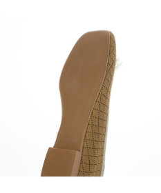 ing <ing>【サステナブル】２WAYスクエアトゥニットパンプス