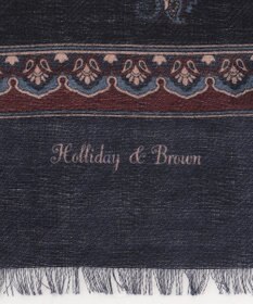 JOSEPH ABBOUD 【イタリア製】ペイズリーモチーフ ストール