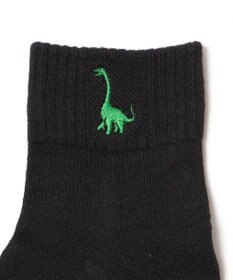 WEGO ダイナソー刺繍アンクルソックス